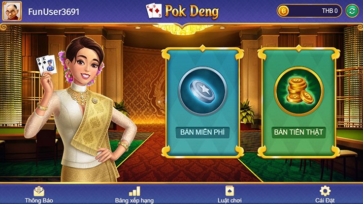 Pokdeng online game bài Thái Lan