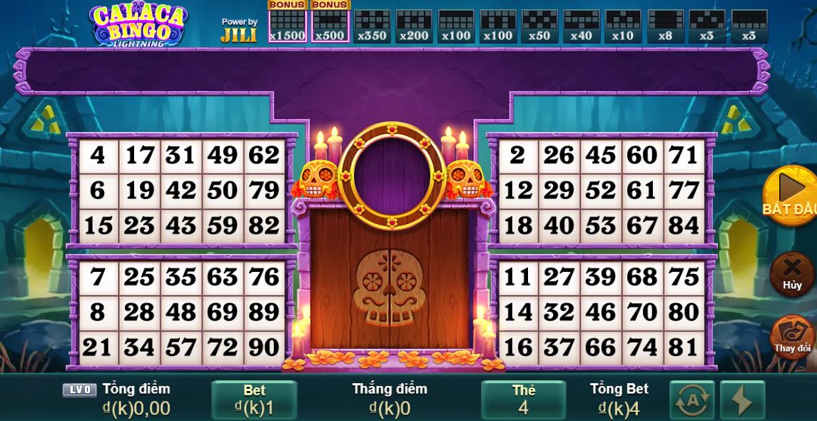 Mo ta game Calaca Bingo W88