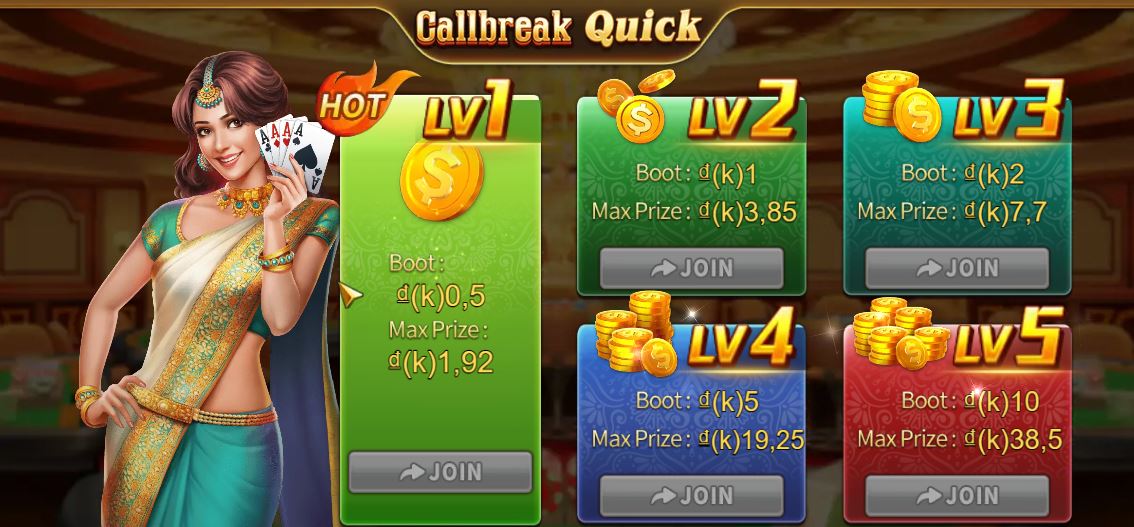 Meo choi Callbreak Quick W88