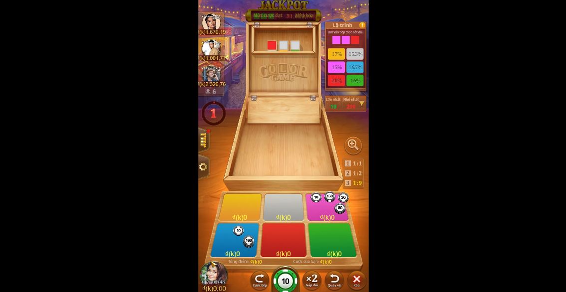 Quy tac choi Color Game W88