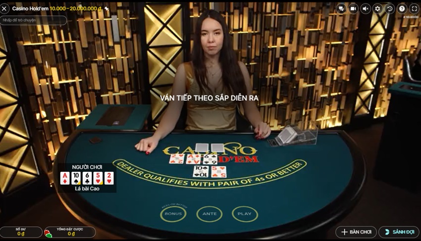 Luat choi Casino Hold'em 188Bet