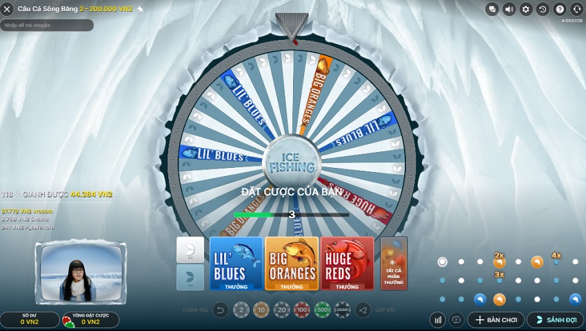 Cach choi game cau ca song bang Vn88