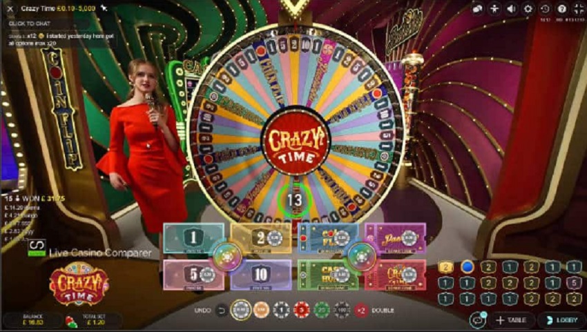 Cach choi game Crazy Time 188Bet