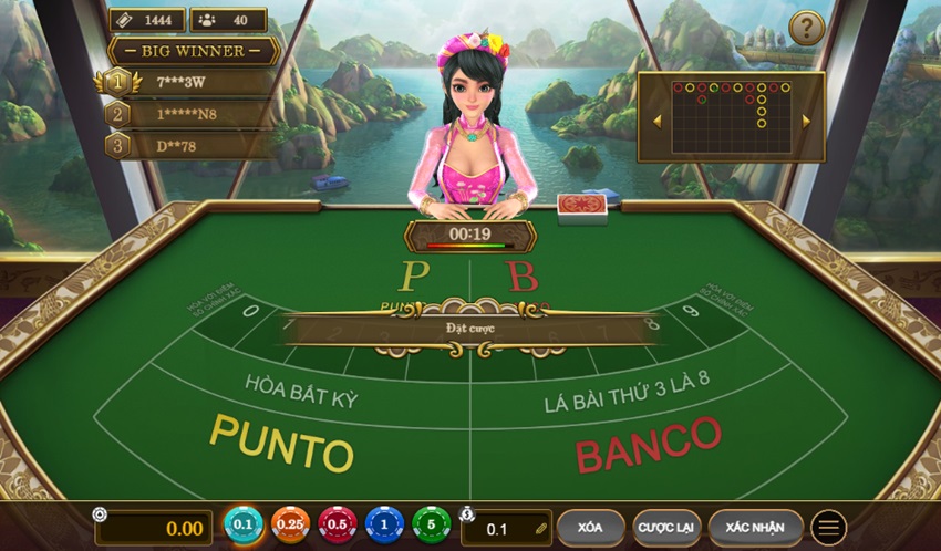 Cach choi game Punto Banco W88