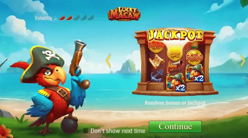 Tim hieu tro choi Lucky Macaw Sbobet