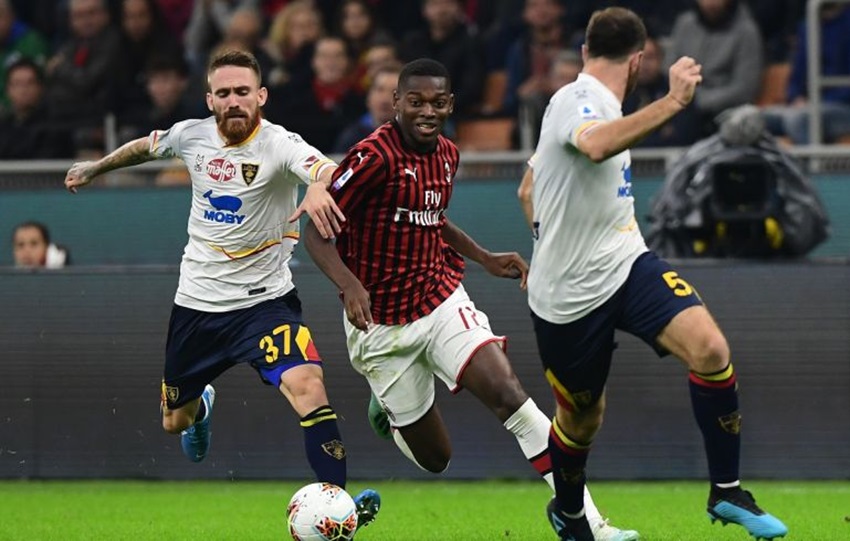 Ket qua tran AC Milan vs Lecce chinh xac